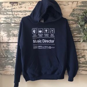 Cozy, graphic, relevant sweatshirt with hood